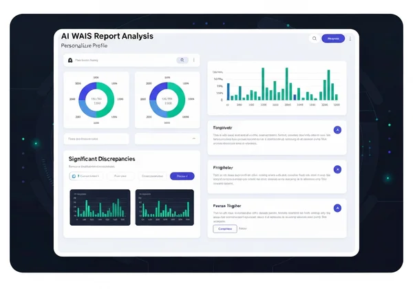 AI tool generating personalized WAIS report analysis interface